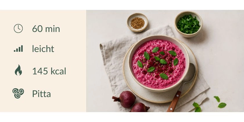 Rote-Bete-Raita mit Kreuzkümmel & Minze
